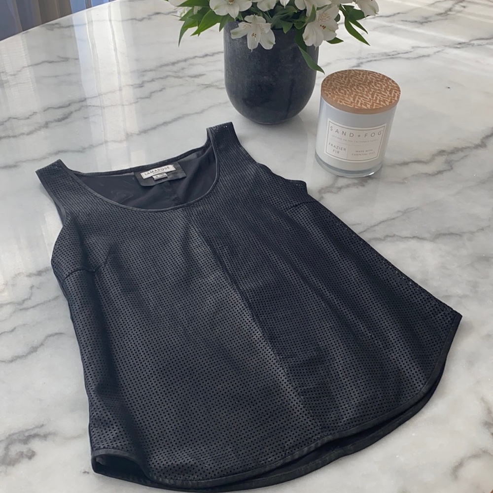 Leather Tank Top